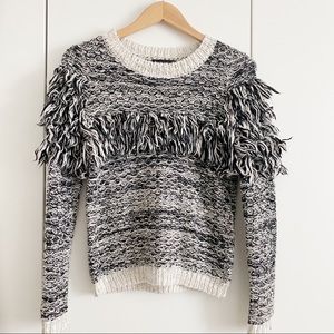 Banana Republic Fringe Sweater